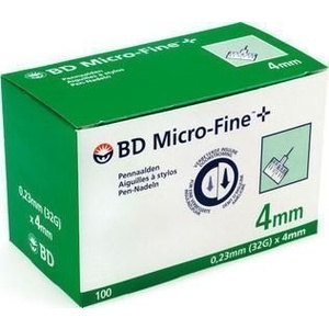 Micro-Fine 4mm x 0,23mm (32G) 100 Τμχ