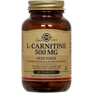 L-Carnitine Συμπλήρωμα Διατροφής Που Βοηθά Τη Καρδιαγγειακή Υγεία 500mg 60tabs