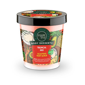 Organic Shop Body Desserts Tropical Mix Απολεπιστικό Σώματος Για Σμίλευση 450ml