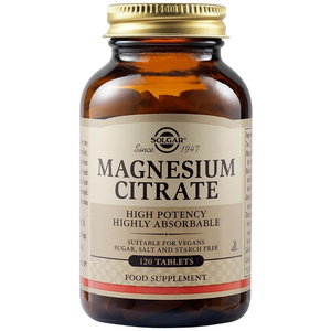 Magnesium Citrate Συμπλήρωμα Διατροφής 200mg 120tabs