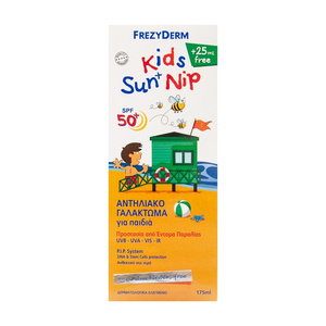 Kids Sun + Nip Αντηλιακό Γαλάκτωμα για Παιδιά SPF50+ 150ml + Δώρο 25ml