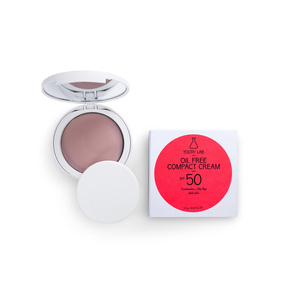 Oil Free Compact Cream SPF50 Dark Color Μικτό-Λιπαρό Δέρμα 10g