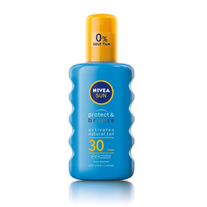 Nivea Sun Protect & Bronze SPF30 Αντηλιακό Λάδι Ενεργοποίησης Μαυρίσματος 200ml