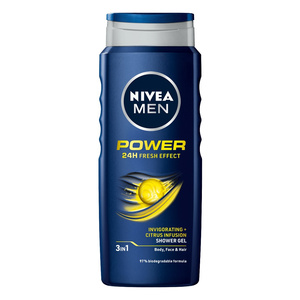 Men Power 24H Fresh Effect Shower Gel - Ανδρικό Αναζωογονητικό Αφρόλουτρο 500ml