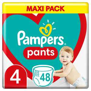 Pants Πάνες - Βρακάκι Μέγεθος 4 Maxi (9-15kg) 48τμχ