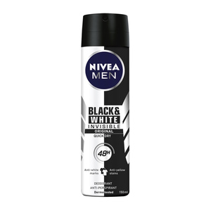 Men Deo Black & White Invisible Original Spray Αντρικό Αποσμητικό 150ml