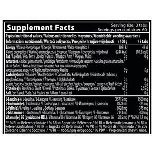 BCAAS 4:1:1 & Glutamine 5000mg 180tabs