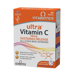Ultra Vitamin C Sustained Release with Citrus Bioflavonoids 500mg 60tabs