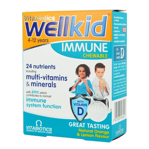 Wellkid Immune Chewable Orange & Lemon 30tabs