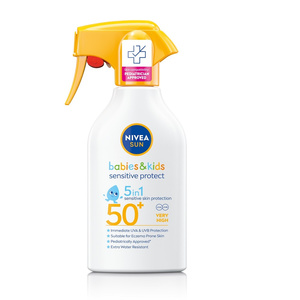 Sun Babies & Kids Sensitive Protect 5 Σε 1 Trigger Σπρέι Για Αντηλιακή Προστασία SPF50+ 270ml