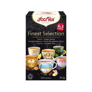 Finest Selection Classic Ginger Lemon Licorice Women’s Tea Turmeric Chai & Green Tea Matcha Lemon - Βιολογικό Τσάϊ Με Κλασσικό Τζίντζερ Γλυκόριζα Κουρκουμά Γυναικείο Τσάϊ & Λεμόνι 6Χ3 Φακελάκια