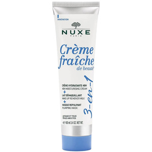 Creme Fraiche De Beaute 3-In-1 48h Moisturising Cream & Make-Up Remover Milk & Plumping Mask 100ml