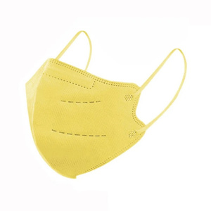 Παιδική Μάσκα Προστασίας FFP2 NR Σε Κίτρινο Χρώμα XXS 1τμχ
