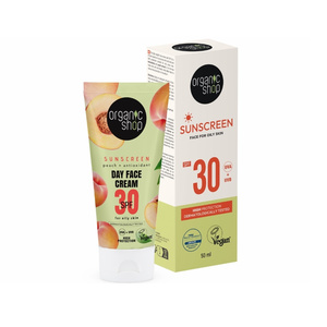 Organic Shop Αντηλιακή Κρέμα Προσώπου SPF30 Για Λιπαρή Επιδερμίδα 50ml