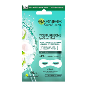 SkinActive Moisture Bomb Ενυδατική Υφασμάτινη Μάσκα Ματιών Με Υαλουρονικό Οξύ & Νερό Καρύδας 6g