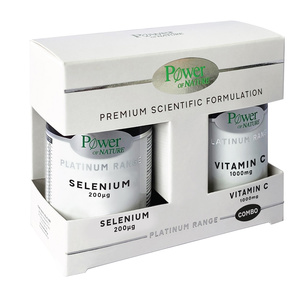 Promo Platinum Range Selenium 200μg 30caps & Βιταμίνη C 1000mg 20tabs