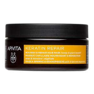 Keratin Repair Nourish Μάσκα Θρέψης & Επανόρθωσης Με Μέλι & Φυτική Κερατίνη Για Ξηρά Μαλλιά 200ml