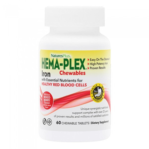 Hema-Plex Mixed Berry Chewable 60tabs