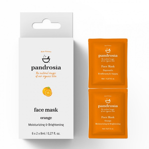 Multivitamin Orange Face Mask, Moisturizing& Brightening 2*8ml