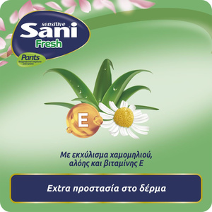 Sani Sensitive Fresh Pants Ακράτειας N4 Extra Large 14τμχ