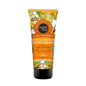 Organic Shop Body Desserts Βαθιά Ενυδατικό Body Cream Vanilla Milkshake 150ml