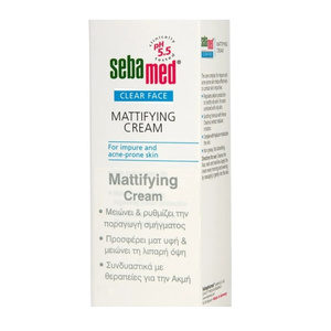 Clear Face Mattifying Cream 50ml