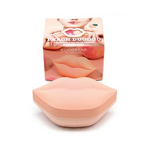 Peach DuoDuo Lip Scrub 23ml & Lip Oil in Cream Για Ξηρά Χείλη 20ml