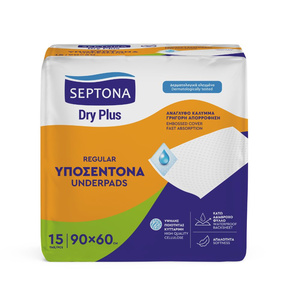 Dry Plus Regular Υποσέντονα 90x60 15τμχ