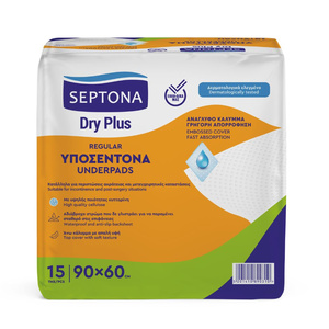 Dry Plus Regular Υποσέντονα 90x60 15τμχ