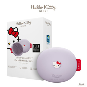 Facial Brush Hello Kitty Purple 3 in 1