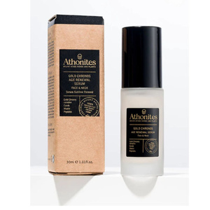 Gold Chronos Age Renewal Serum, Φυσικός Αντιγηραντικός Ορός Προσώπου, Λαιμού Και Ντεκολτέ Για Όλους Τους Τύπους Δέρματος 50ml