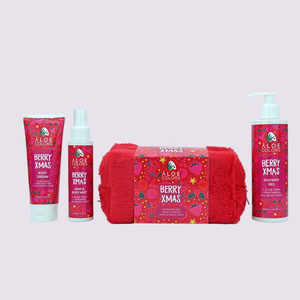 Berry Xmas Bag Αφρόλουτρο 250ml & Κρέμα Σώματος 100ml & Mist Μαλλιών-Προσώπου 100ml